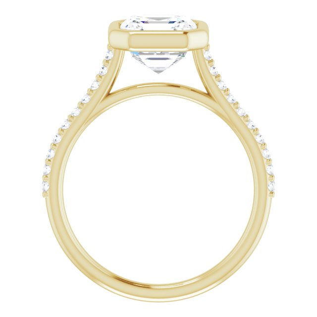Bezel-Set Engagement Ring