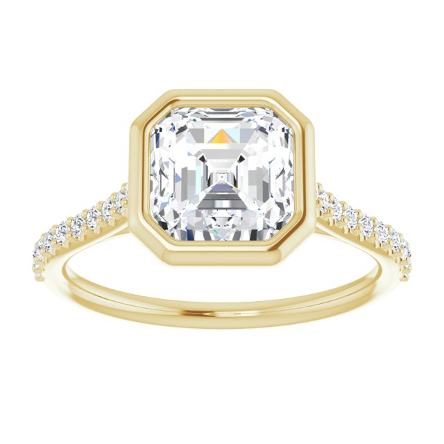 Bezel-Set Engagement Ring