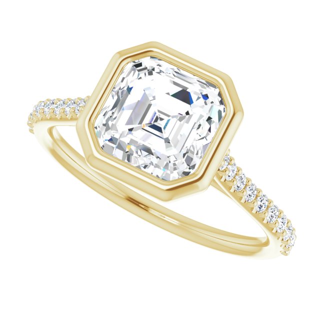 Bezel-Set Engagement Ring