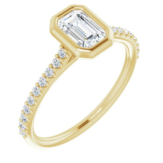 Bezel-Set Engagement Ring