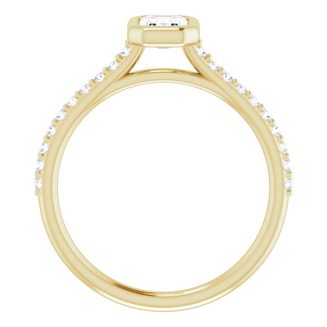 Bezel-Set Engagement Ring