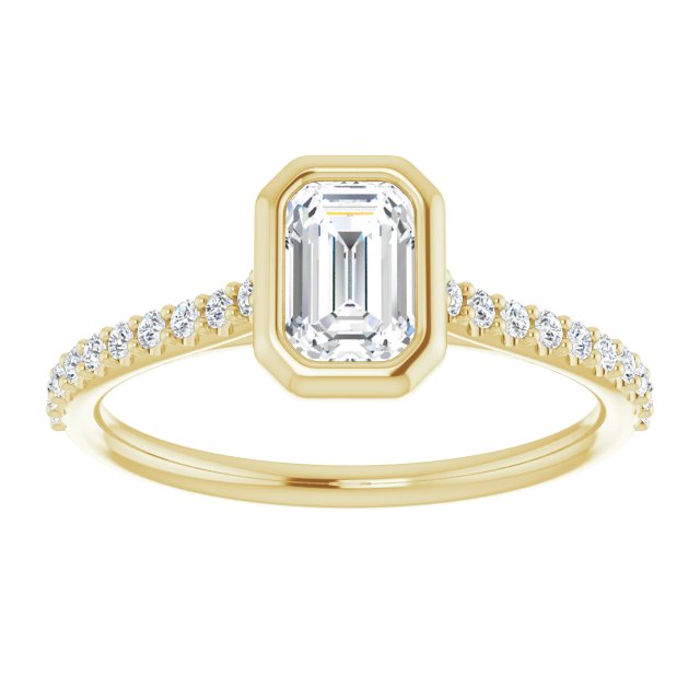 Bezel-Set Engagement Ring