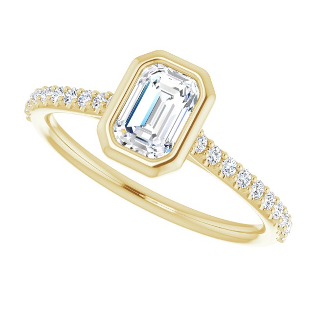 Bezel-Set Engagement Ring