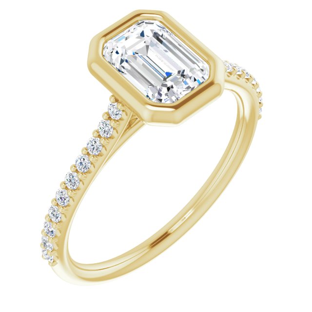 Bezel-Set Engagement Ring