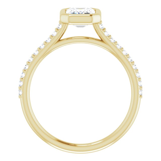 Bezel-Set Engagement Ring