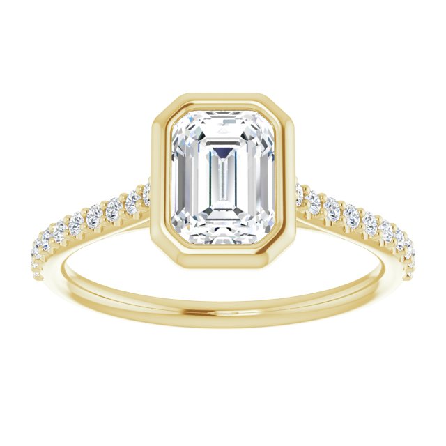 Bezel-Set Engagement Ring
