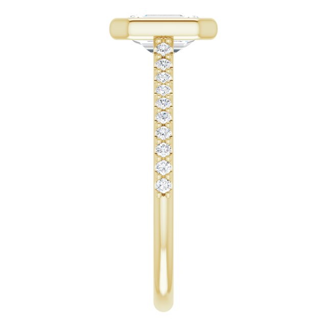 Bezel-Set Engagement Ring