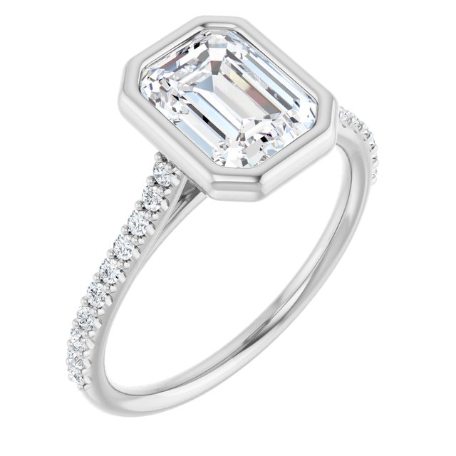Bezel-Set Engagement Ring