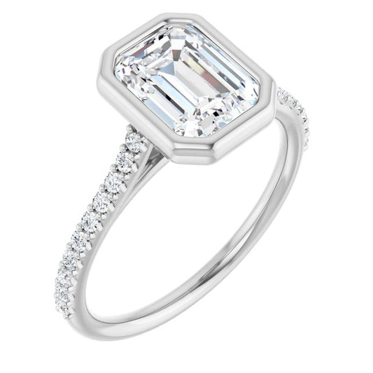Bezel-Set Engagement Ring