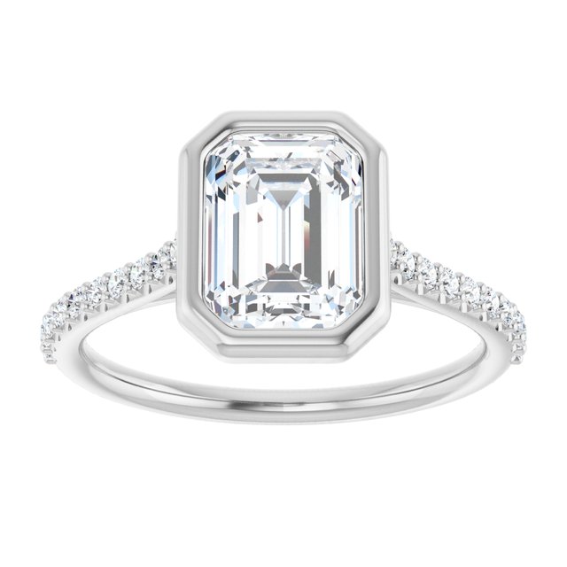 Bezel-Set Engagement Ring