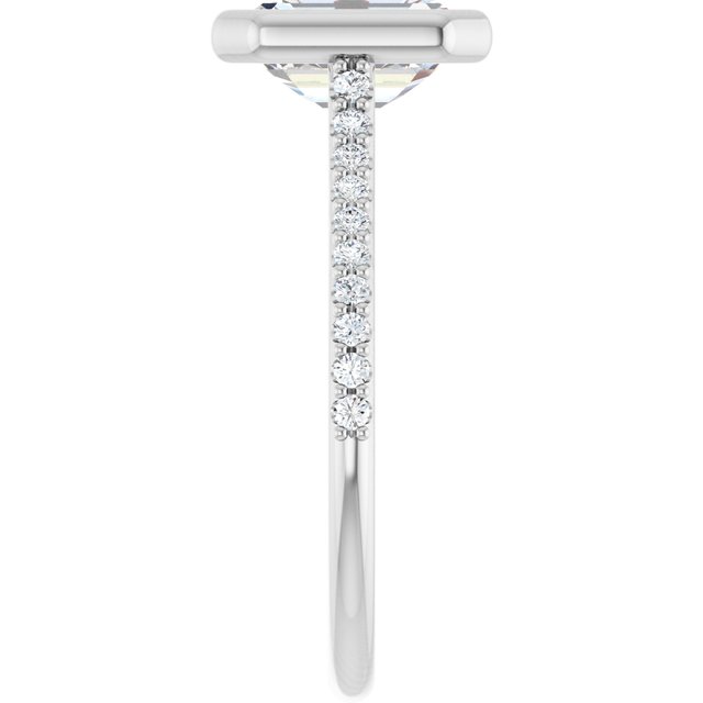 Bezel-Set Engagement Ring