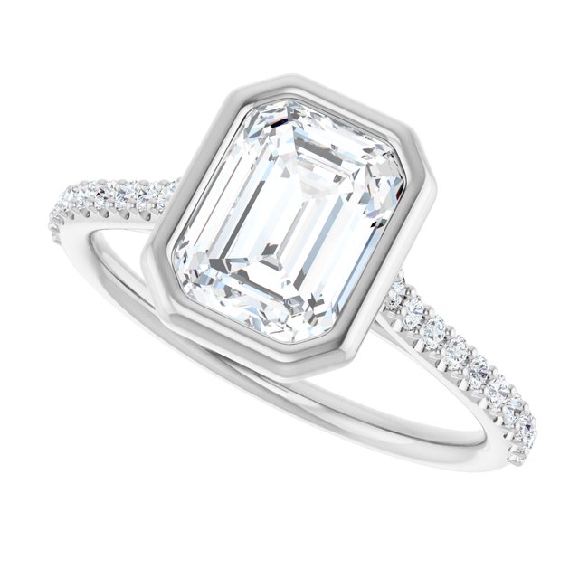 Bezel-Set Engagement Ring