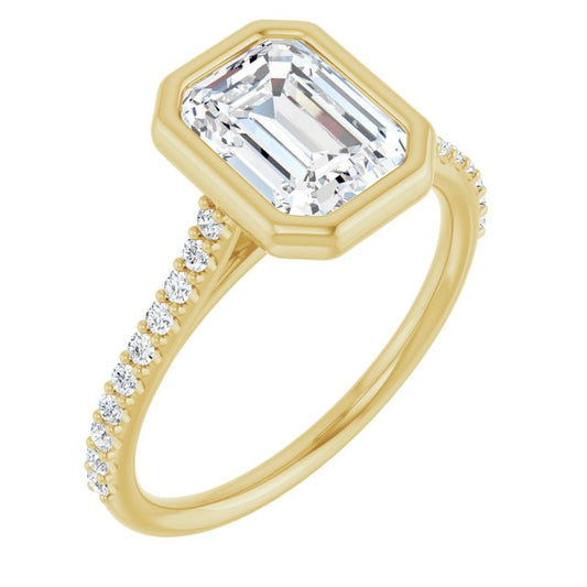 Bezel-Set Engagement Ring