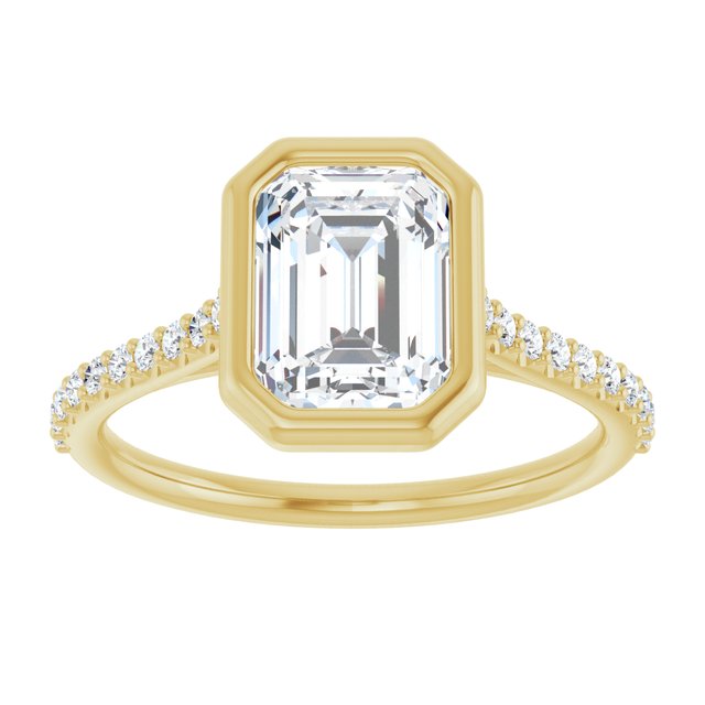 Bezel-Set Engagement Ring