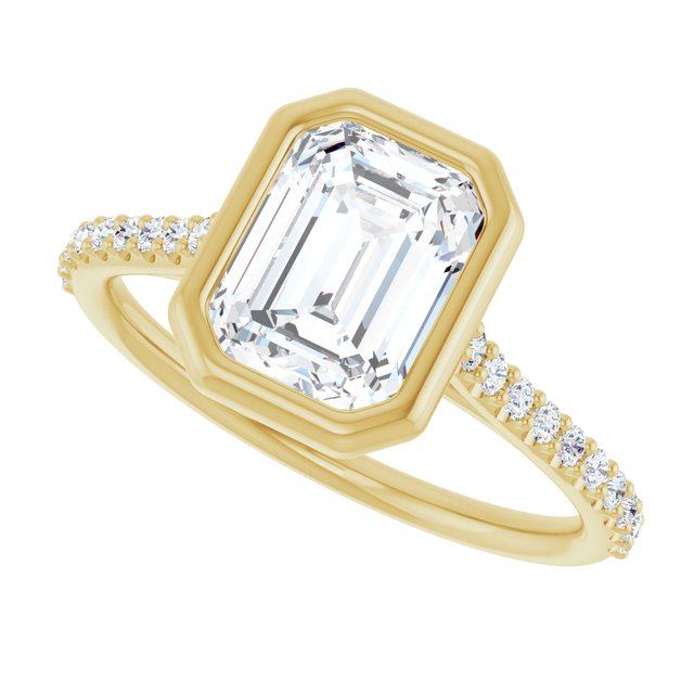 Bezel-Set Engagement Ring