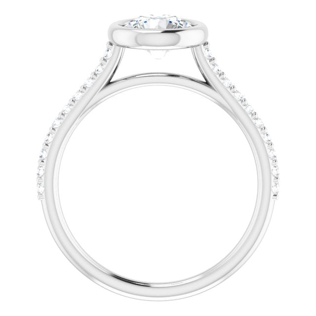 Bezel-Set Engagement Ring
