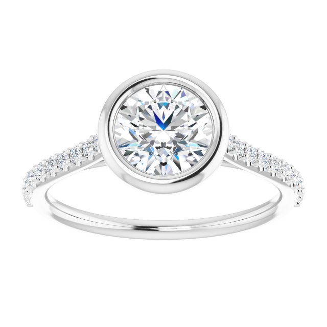 Bezel-Set Engagement Ring