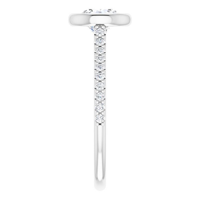Bezel-Set Engagement Ring
