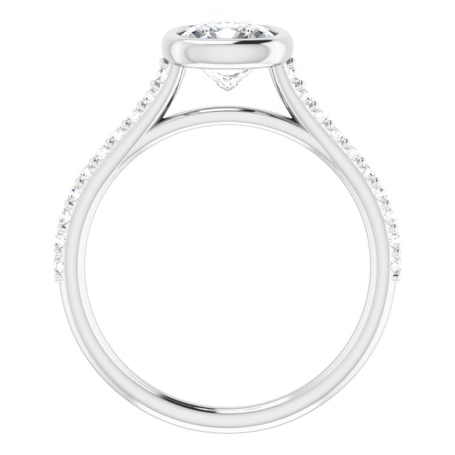 Bezel-Set Engagement Ring