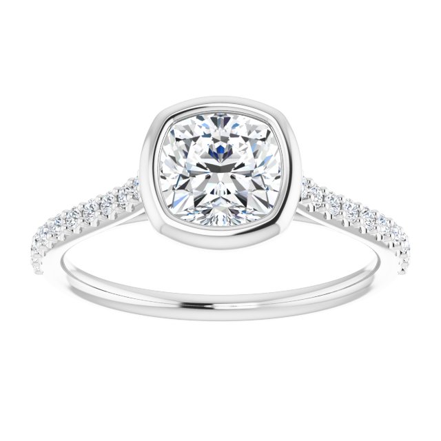 Bezel-Set Engagement Ring
