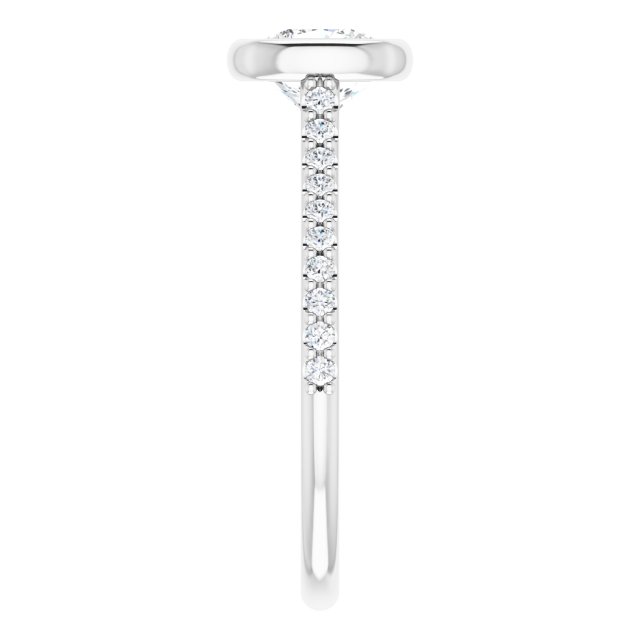Bezel-Set Engagement Ring