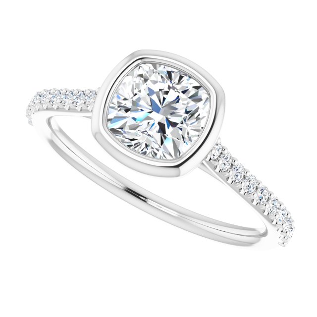 Bezel-Set Engagement Ring