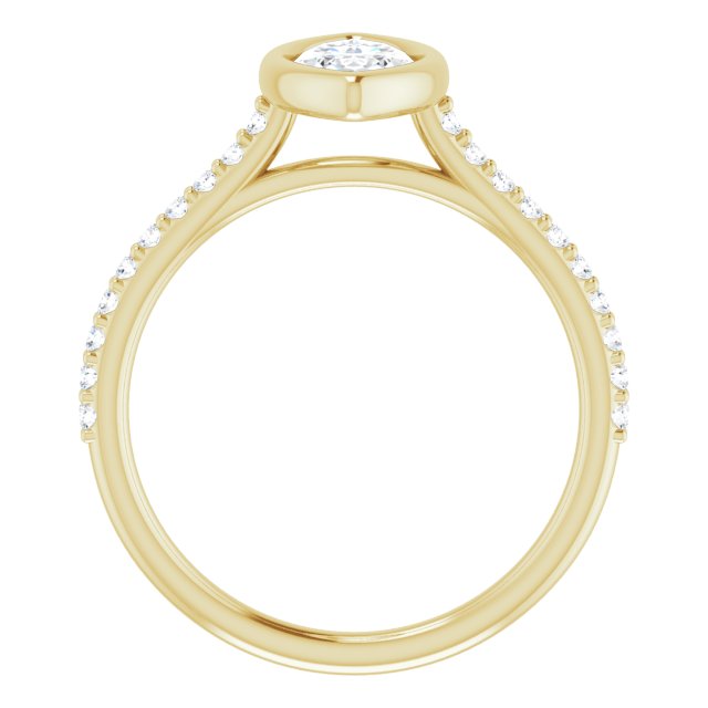 Bezel-Set Engagement Ring