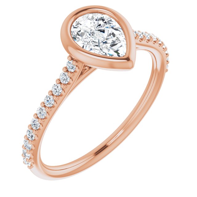 Bezel-Set Engagement Ring