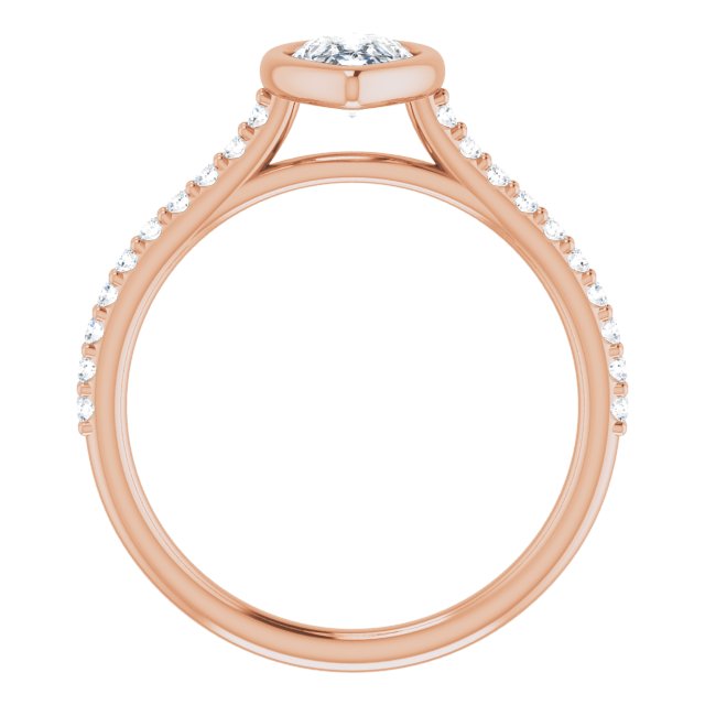 Bezel-Set Engagement Ring