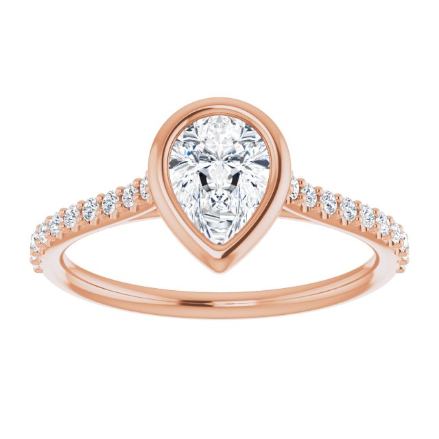 Bezel-Set Engagement Ring