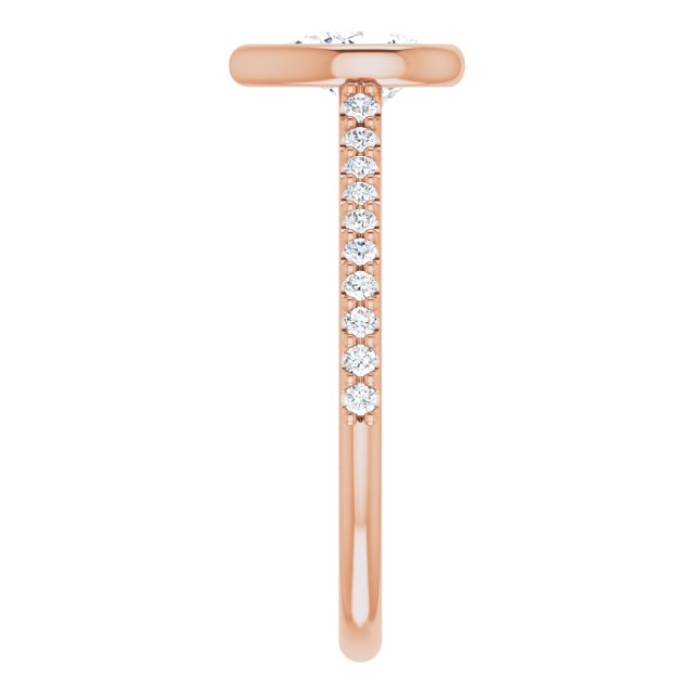 Bezel-Set Engagement Ring