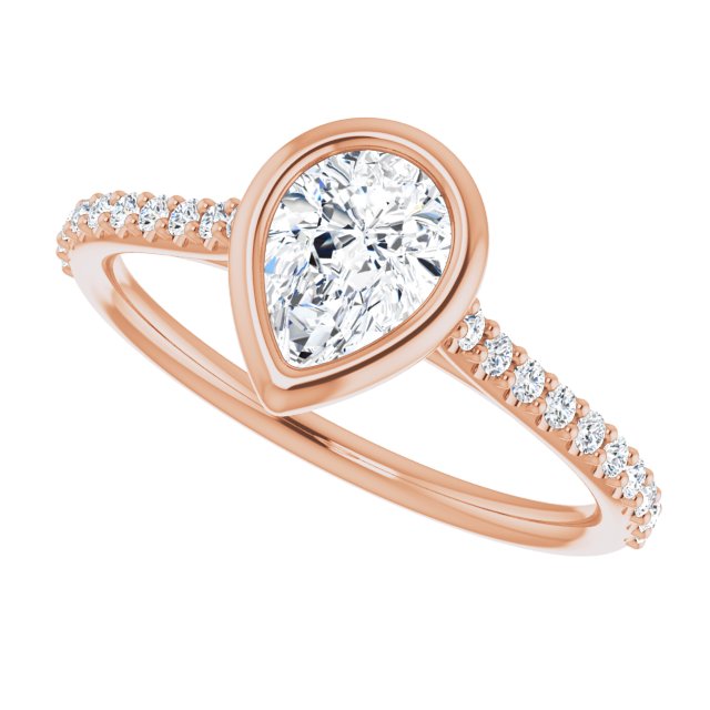 Bezel-Set Engagement Ring
