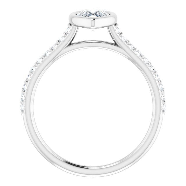 Bezel-Set Engagement Ring