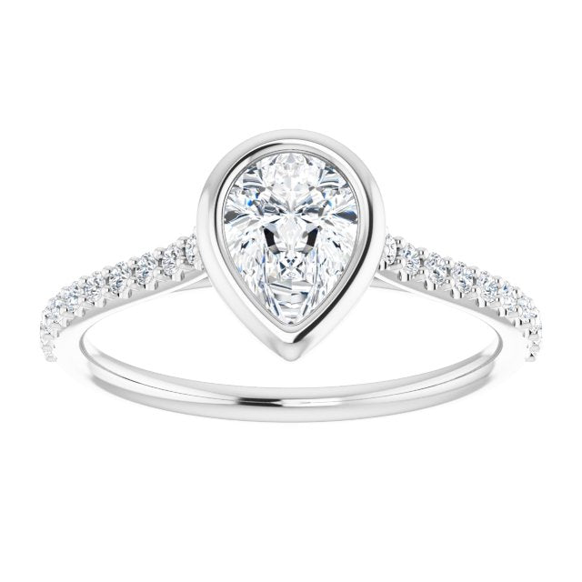 Bezel-Set Engagement Ring
