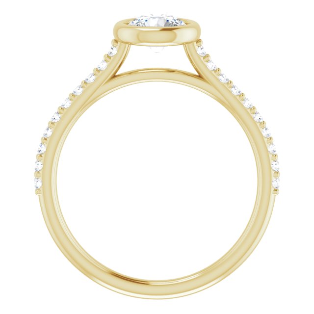 Bezel-Set Engagement Ring
