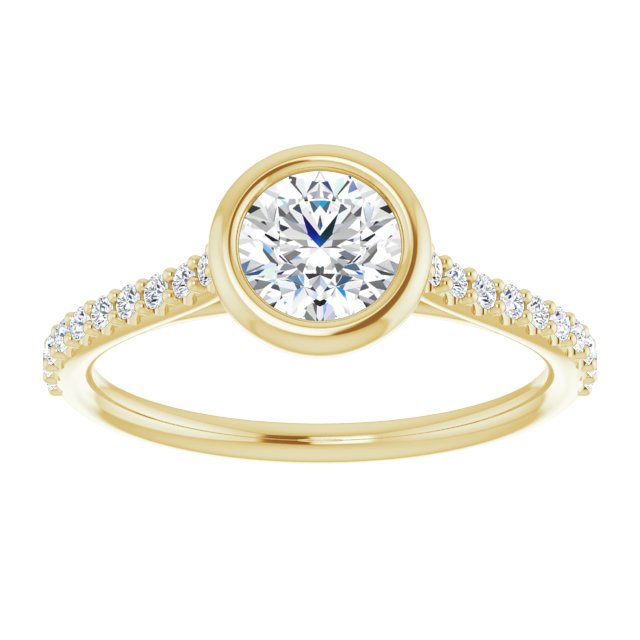 Bezel-Set Engagement Ring