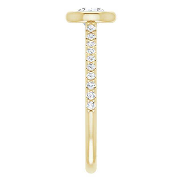 Bezel-Set Engagement Ring