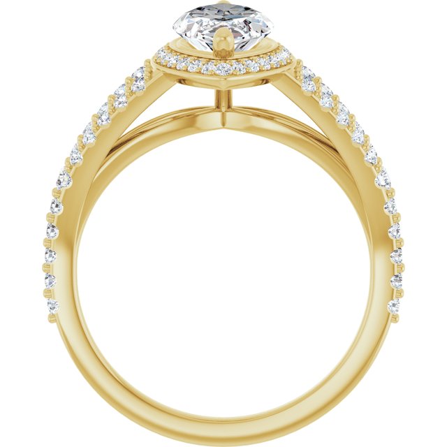 Halo-Style Engagement Ring