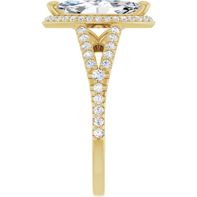 Halo-Style Engagement Ring