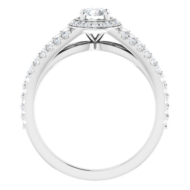 Halo-Style Engagement Ring