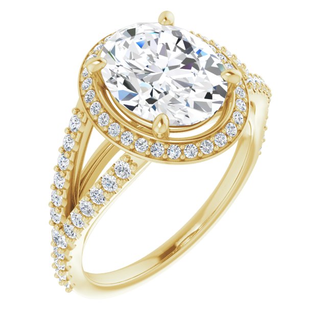 Halo-Style Engagement Ring