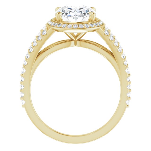 Halo-Style Engagement Ring