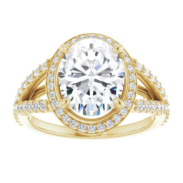 Halo-Style Engagement Ring