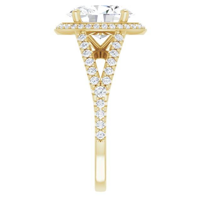 Halo-Style Engagement Ring