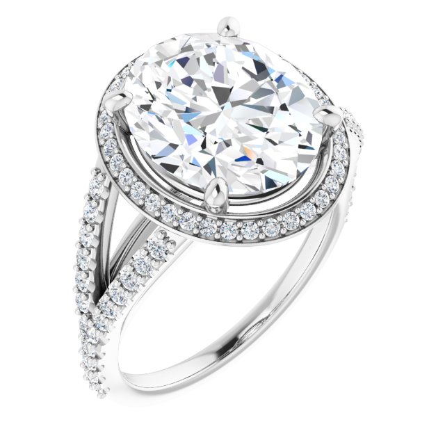 Halo-Style Engagement Ring