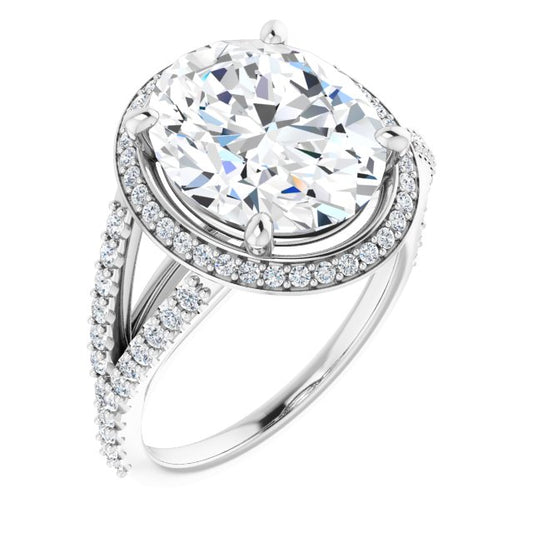Halo-Style Engagement Ring
