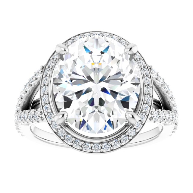 Halo-Style Engagement Ring