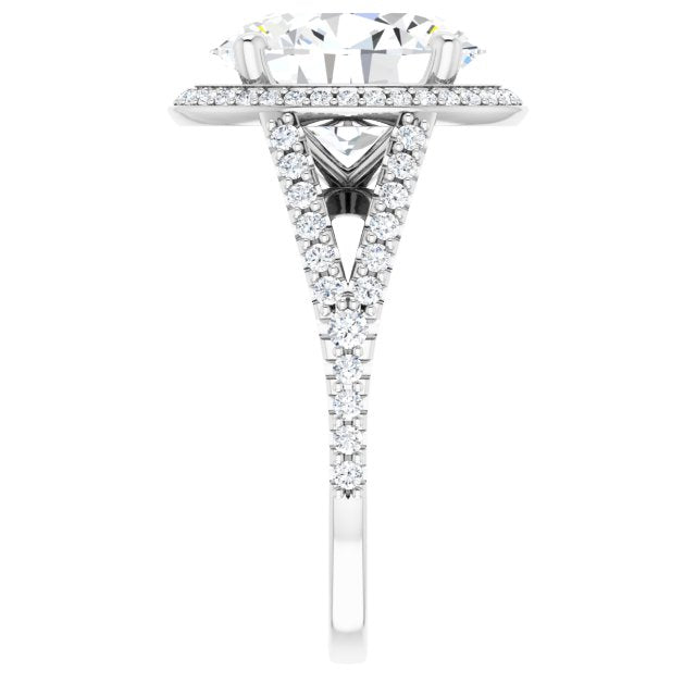 Halo-Style Engagement Ring