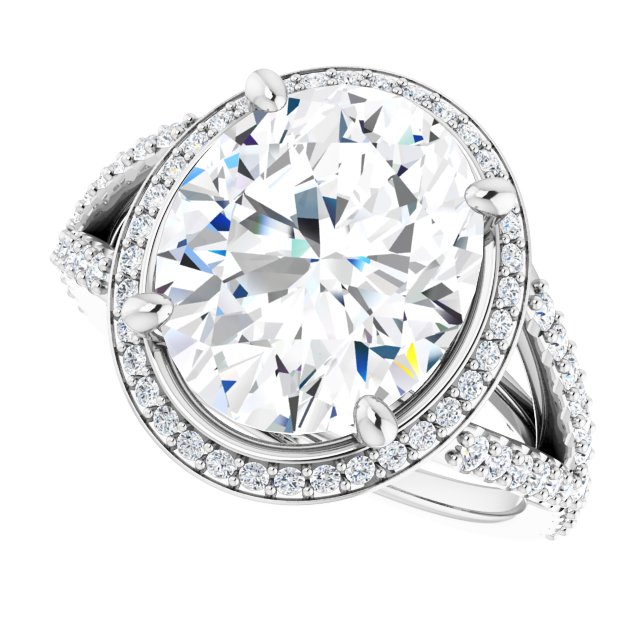 Halo-Style Engagement Ring