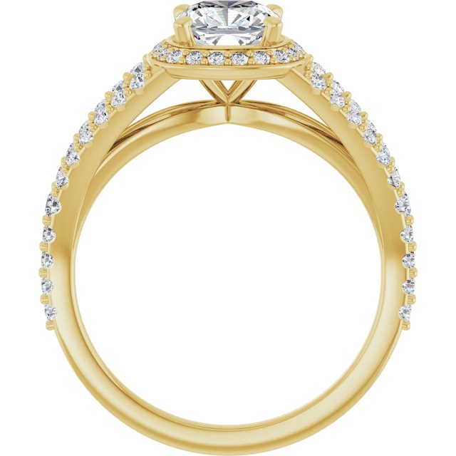 Halo-Style Engagement Ring